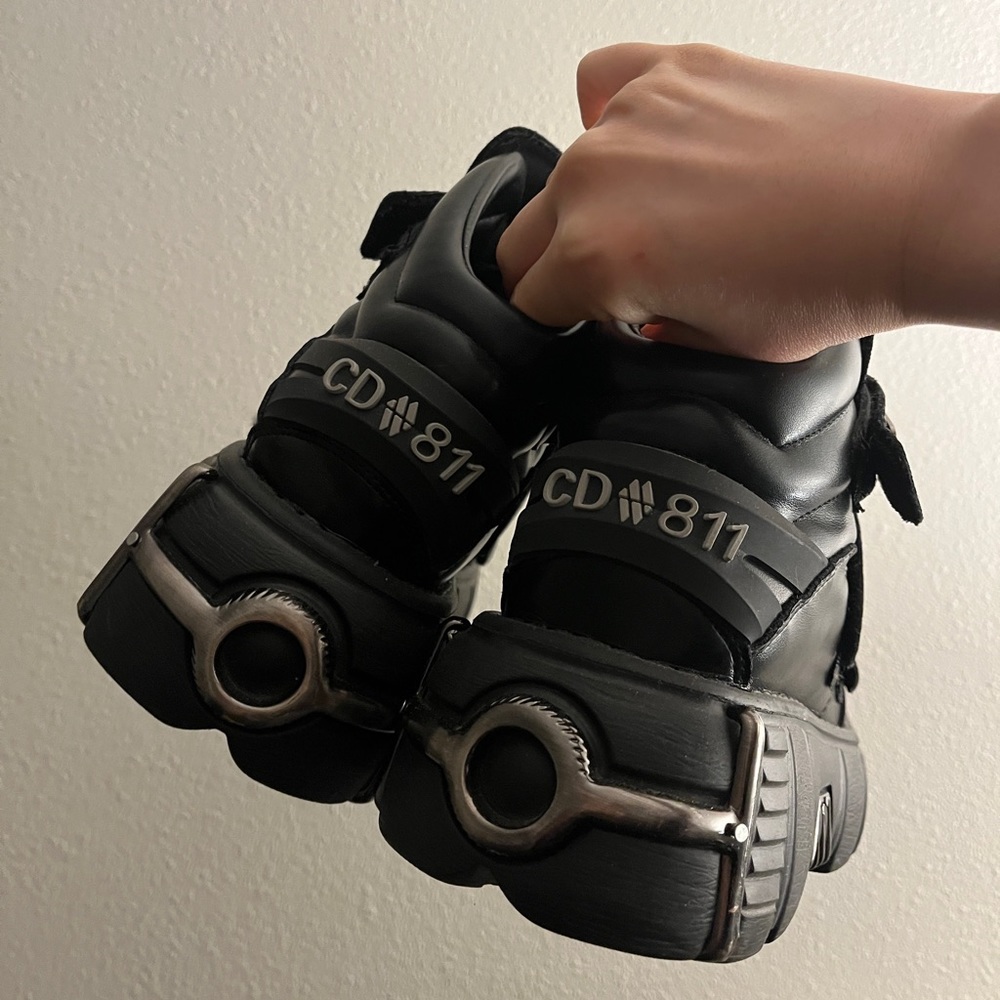 Gun Metal Platform Boots